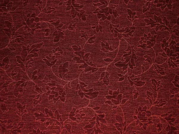 Fabric Coniston Floral Wine
