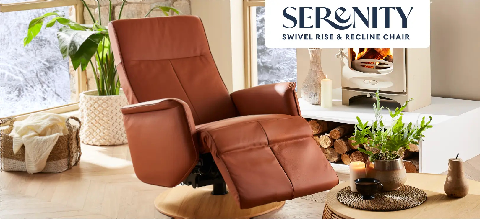 Serenity swivel rise and recline chair