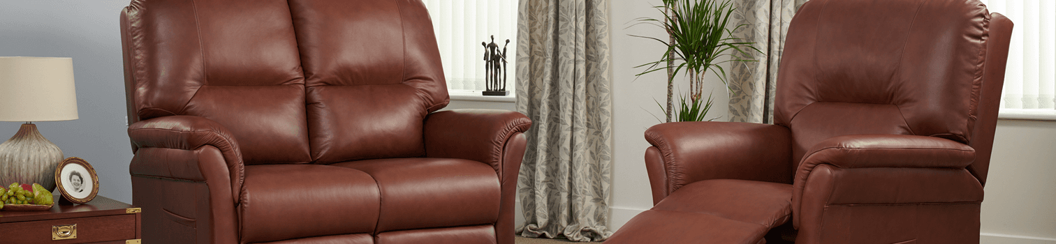 Brown Leather Electric Recliner Chairs