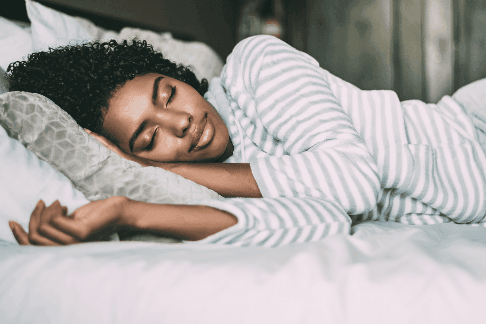 Lady sleeping