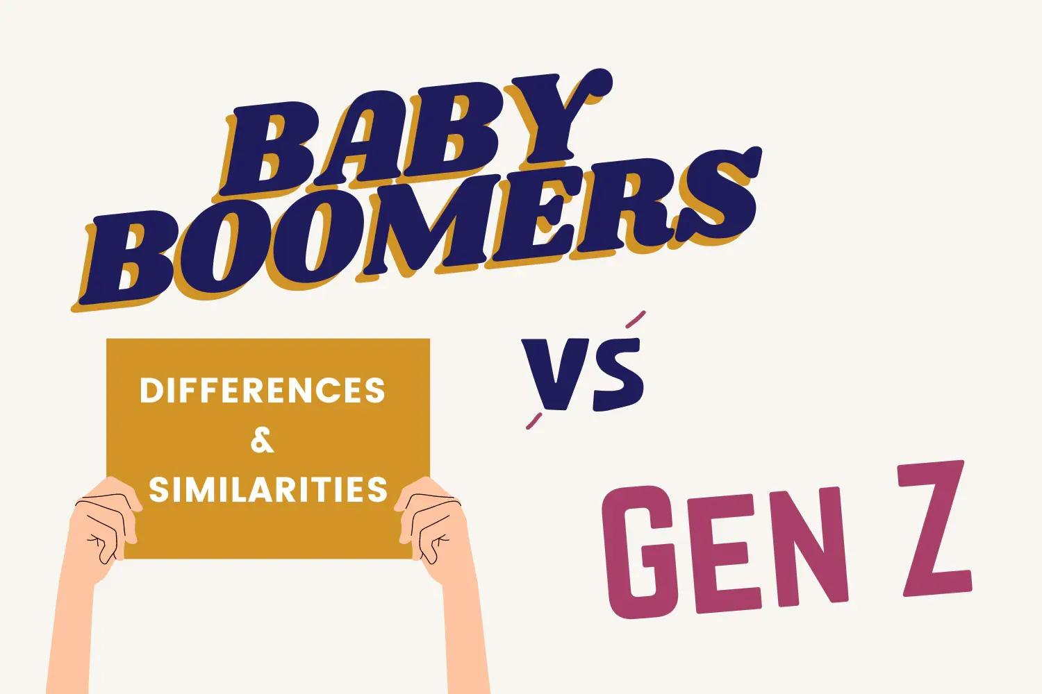 Baby boomers vs Gen z