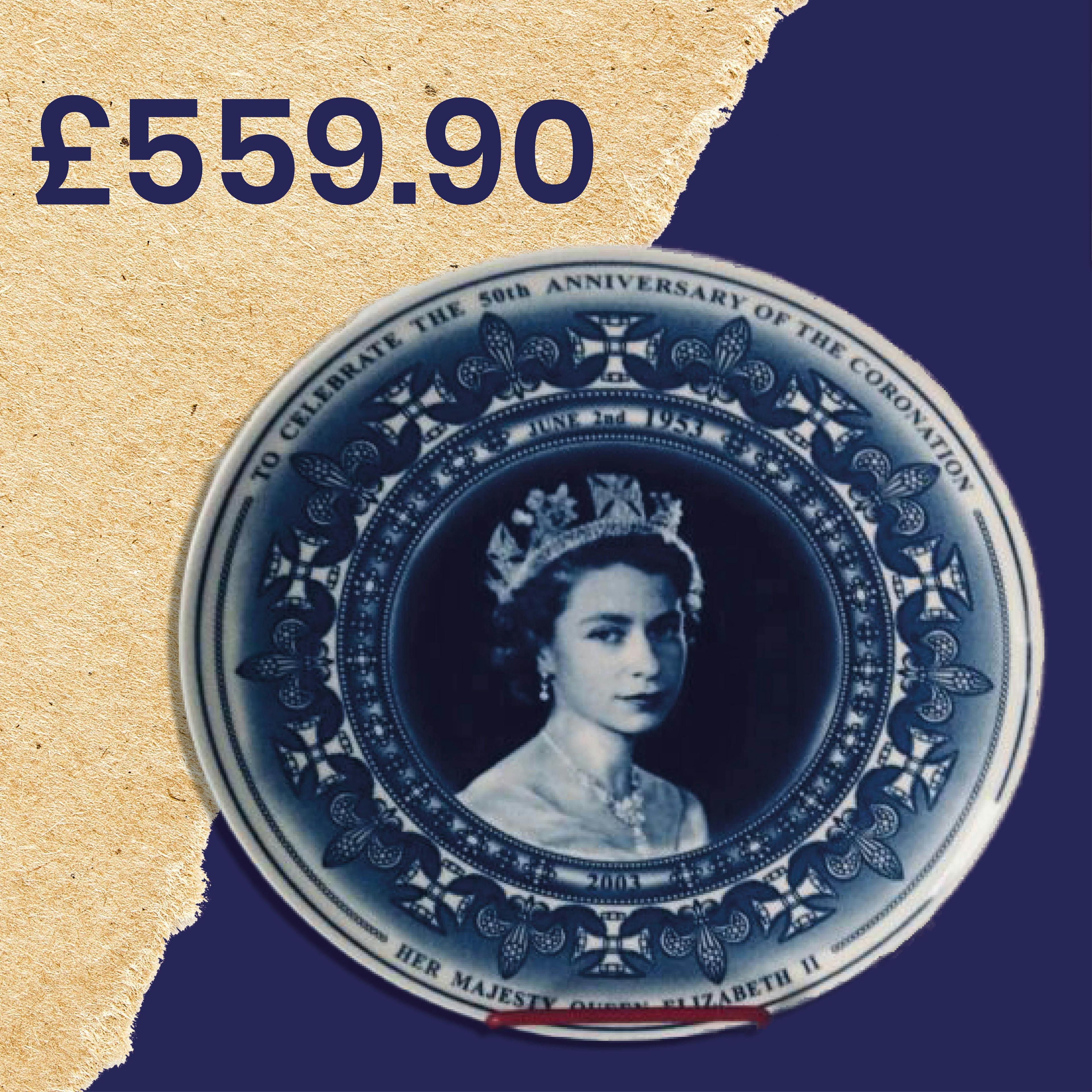 Queen Elizabeth II Coronation worth £559.90