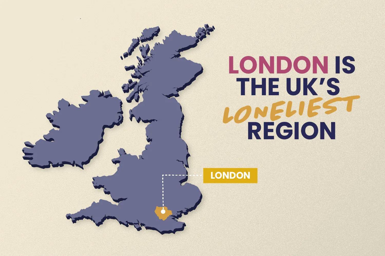 London is the UK's loneliest region