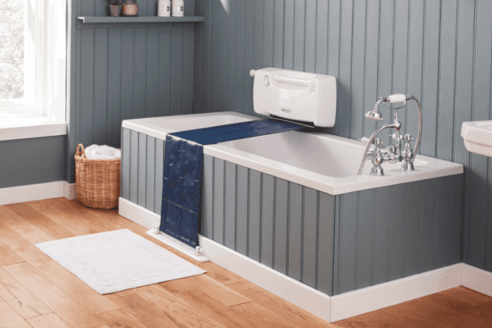 Image showing a bath lift installed into a bathroom