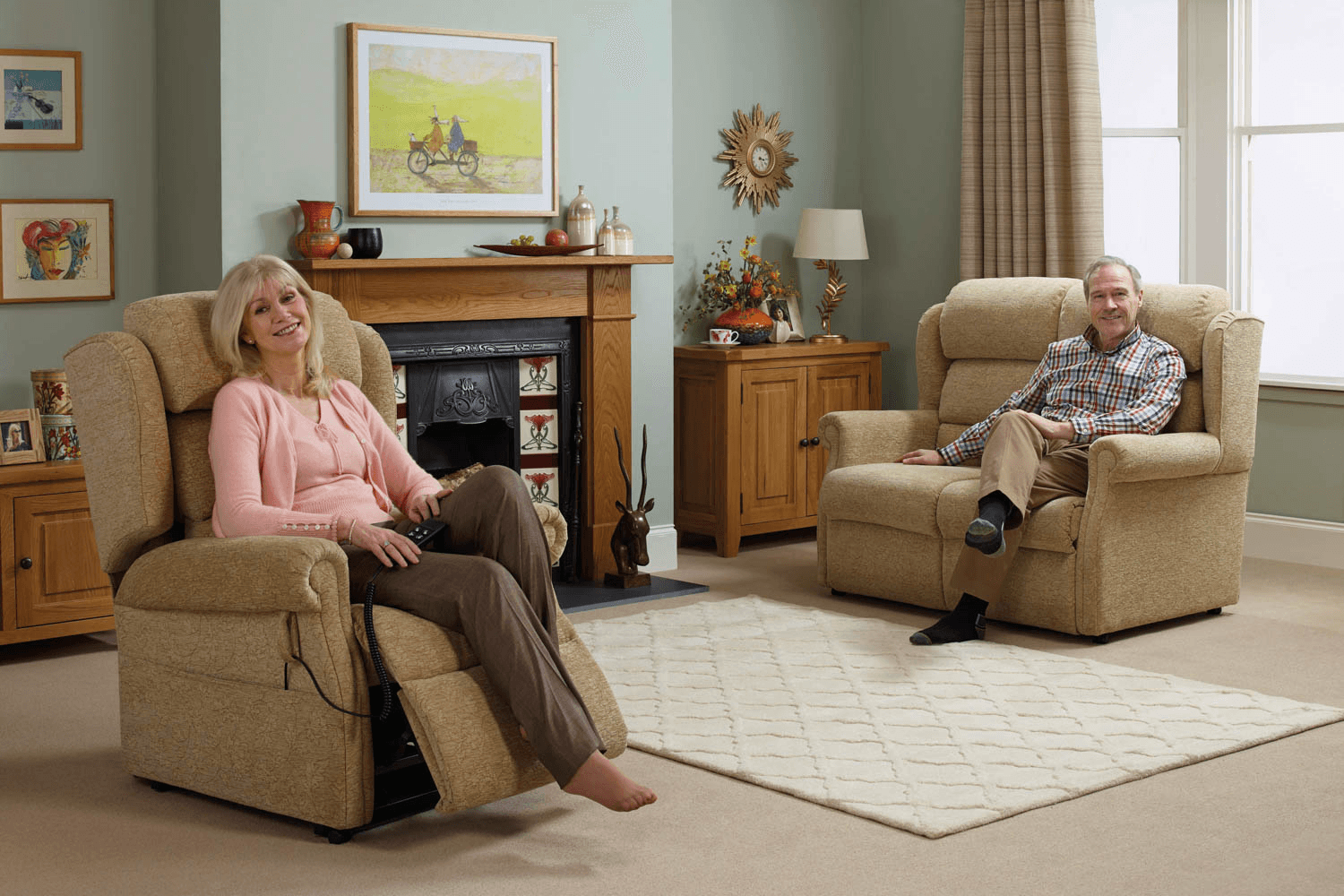 The Oak Rise and Recline Chair