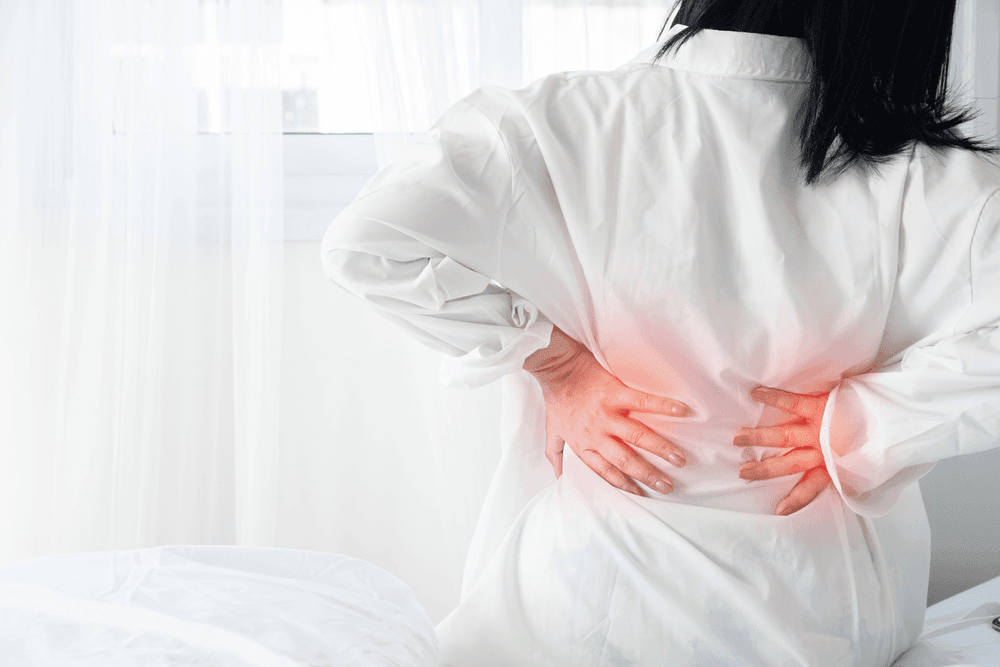 Person with sciatica