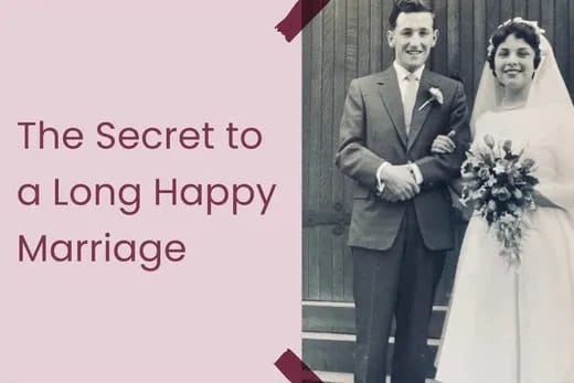 Image of a happy couple on their wedding day