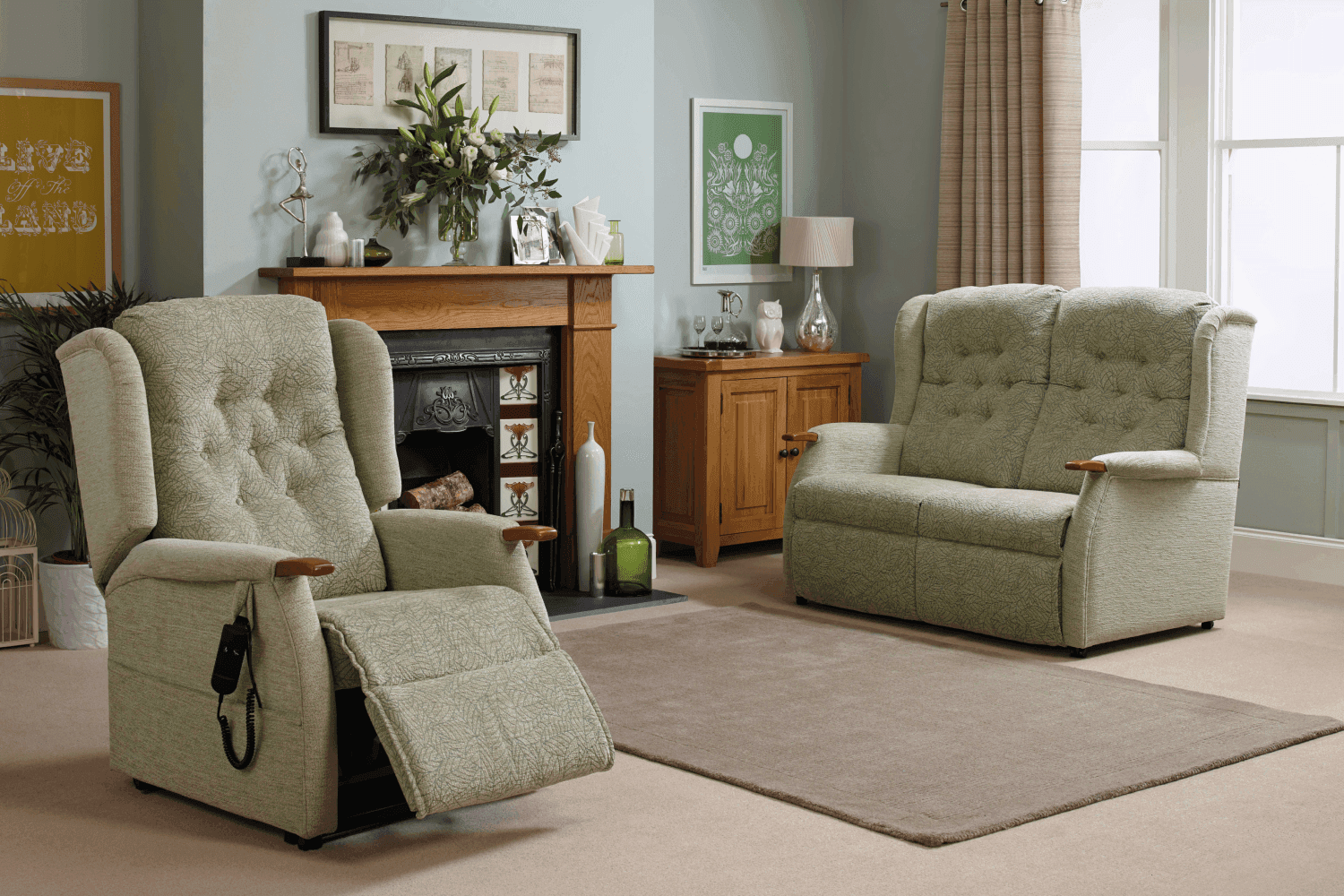 Tree Pattern Rocker Recliner Benefits of a wingback recliner armchair | Oak Tree Mobility
